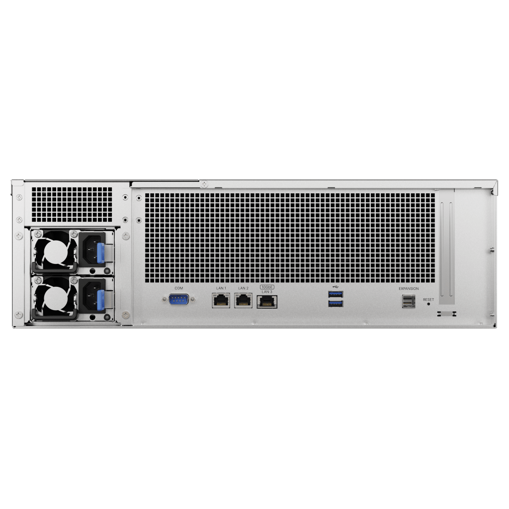 Servidor de Almacenamiento RackStation RS2825RP+ | 16 Bahías | 3U | Hasta 560 TB | Rendimiento 3,519/1,790 MB/s | Fuentes de Alimentación Duales | Expansión PCIe | Compatible con Virtualización y Vigilancia. - Image 7