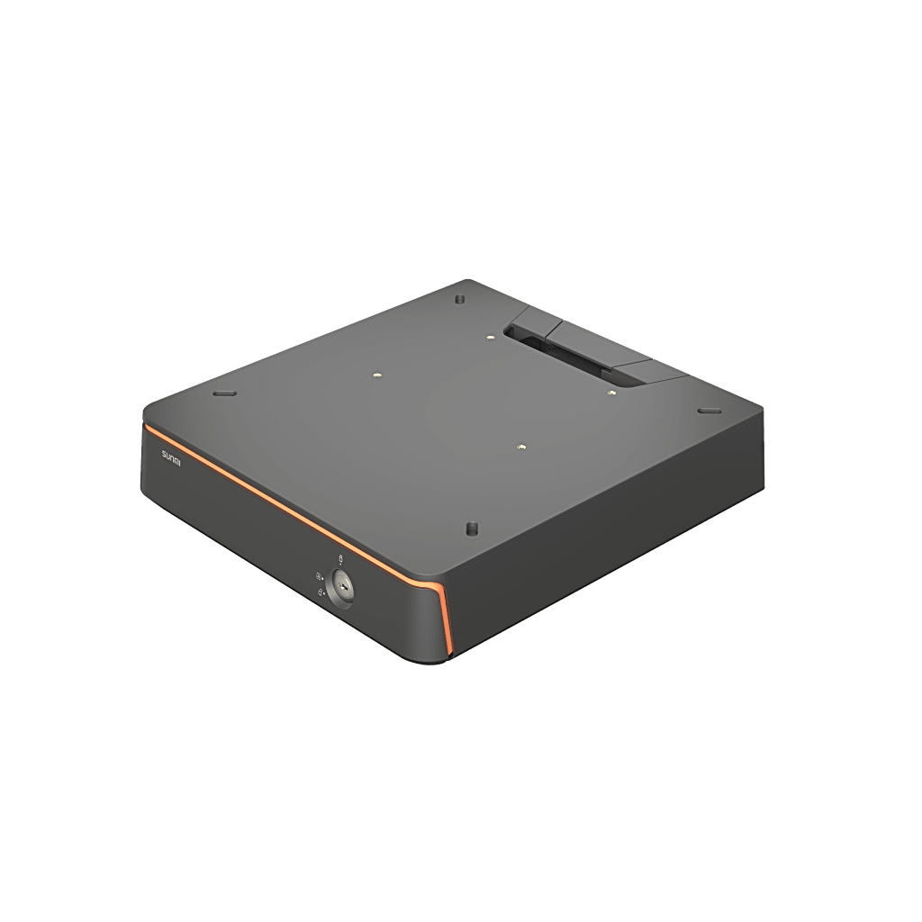Cajón de Efectivo Mini SUNMI / ABS de Alta Resistencia / 3 Posiciones de Bloqueo / 9V-24V Autoajustable / 1,000,000+ Operaciones / 10 kg Capacidad de Carga / Reducción de Ruido <50dB - Image 8