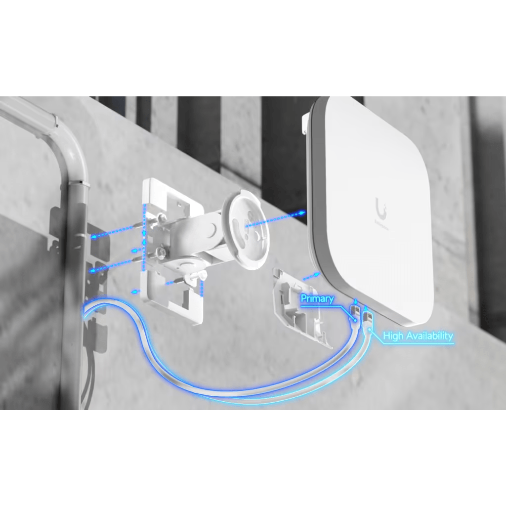 E7 Campus UniFi Enterprise WiFi 7 Doble Banda de Alto Rendimiento para Exterior o Interior con Cobertura Sectorial 100° de Hasta 460 m² y Más de 1,000 Usuarios - Image 7
