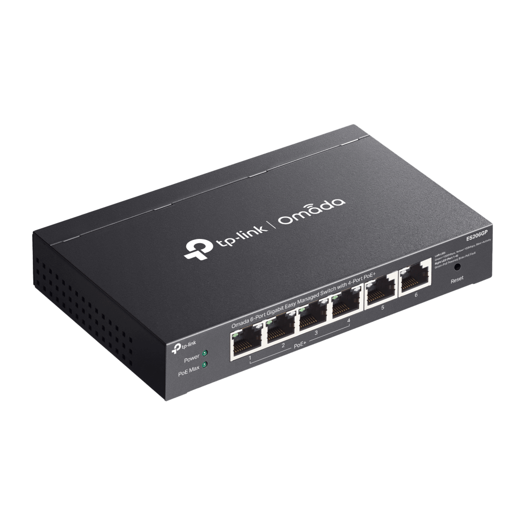 Switch Omada 6 Puertos Gigabit / 4 Puertos PoE+ 65W / Gestión Cloud SDN / Sin Ventiladores / QoS / VLAN / IGMP Snooping / 250 m PoE - Image 5