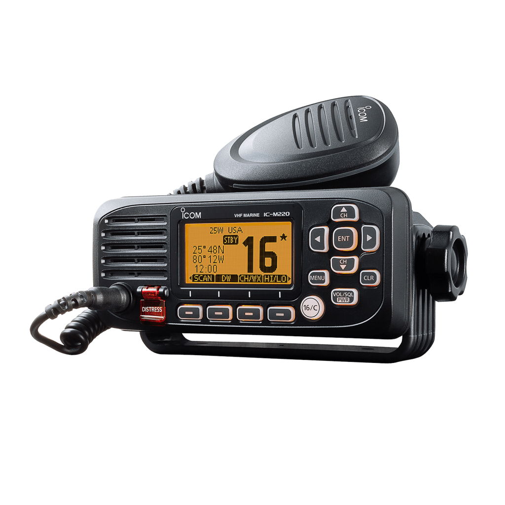 Radio Marina VHF / 25W Potencia TX / IPX7 Submersible 1m 30min / Display Full Dot-Matrix / Receptor DSC Clase D Dedicado / Micrófono HM-237B / NMEA 0183 / AquaQuake™ / Hecho en Japón - Image 2