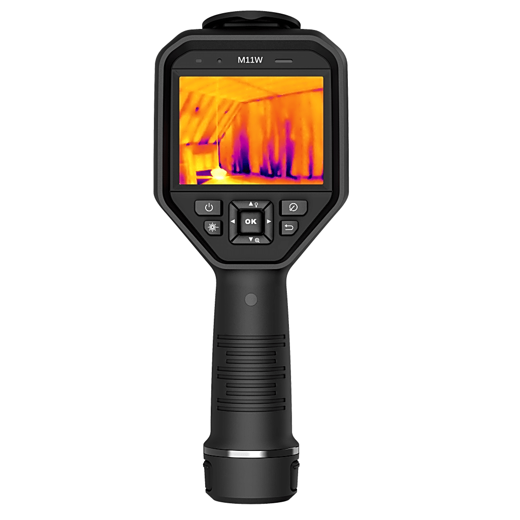 M11W - Cámara Termográfica Portátil con Campo de Visión Amplio / Resolución Térmica 192 x 144 (SuperIR 384 x 288) / Cámara Visual 8MP / FOV 37.2°×27.8° / Rango de -20°C a 550°C / Panta - Image 2