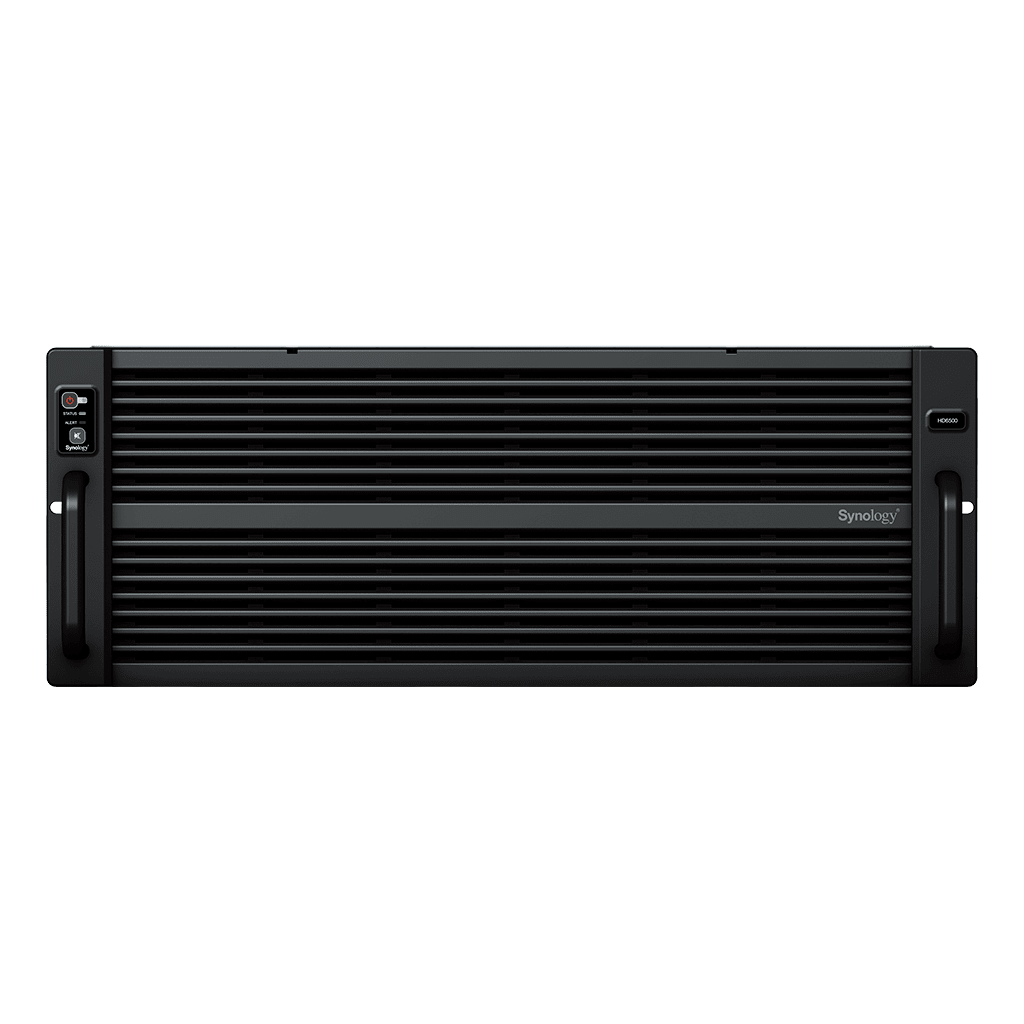 Servidor de Almacenamiento Synology HD6500 High Density 4U | 60 Bahías | Expansión hasta 300 Unidades | Procesadores Dual Intel Xeon Silver 10 Núcleos | Memoria DDR4 ECC RDIMM hasta 512 GB | Redes 10/25GbE | Fibre Channel | Garant& - Image 2