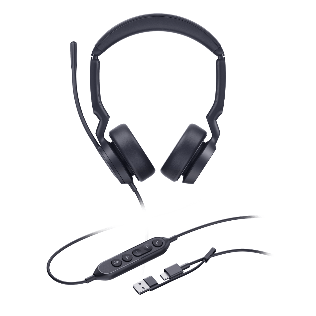 Diadema Alámbrica UH44 Dual UC de Yealink con Conectividad USB-C/A y Amplia Compatibilidad - Image 2