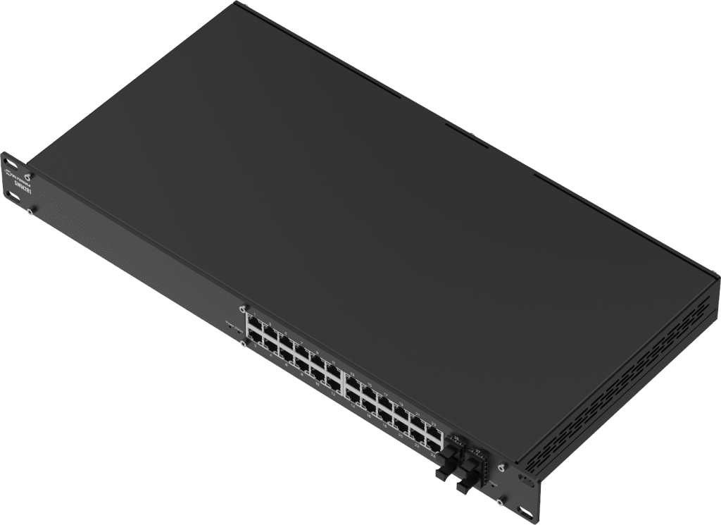 Switch Industrial Administrado L2+, 24 Puertos Gigabit Ethernet, 4 Puertos SFP, Ancho de Banda 56 Gbps, IP30, Rack Mount, PROFINET Opcional, TSWOS - Image 2