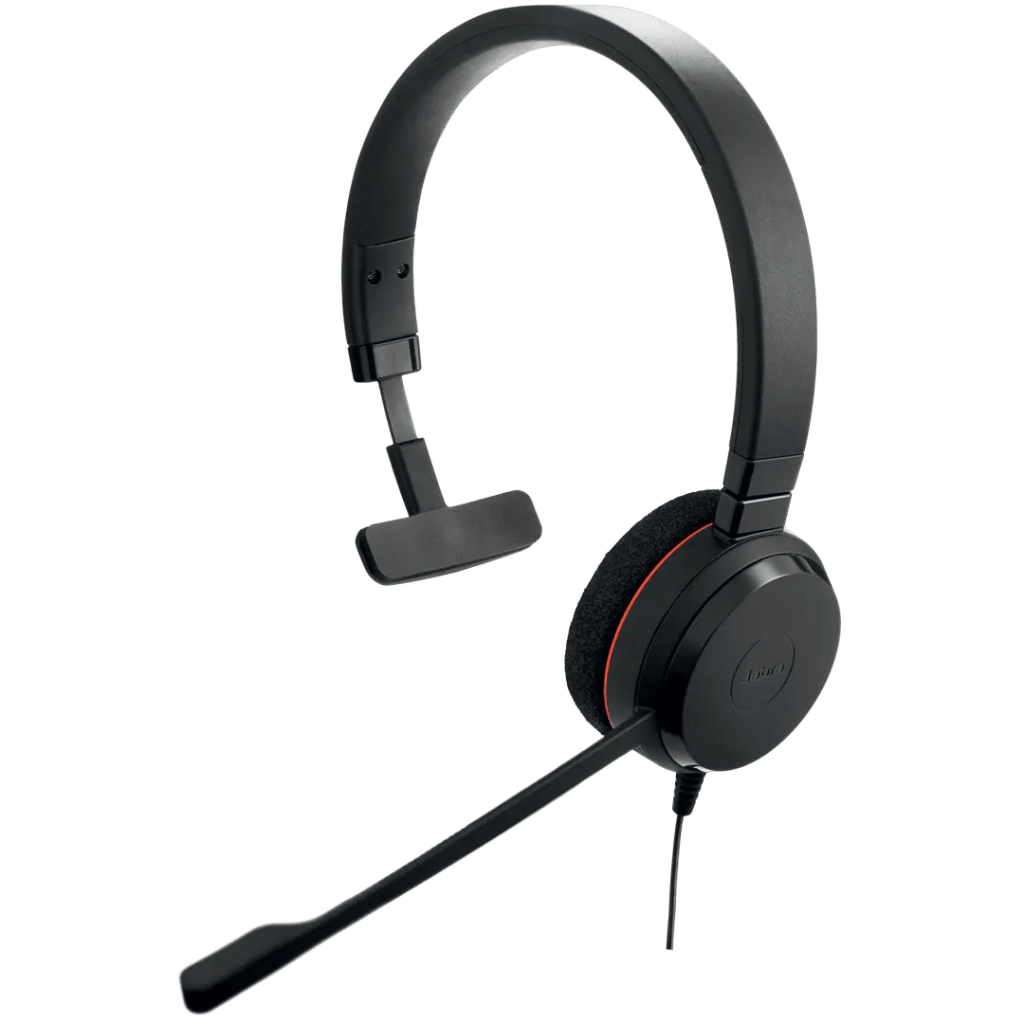 Jabra Evolve 20 Mono con Conexión USB C/A, Micrófono con Cancelación de Ruido de Ultima Generación, Configuración Plug and Play, Certificación Microsoft Teams (4993-823-169) - Image 2