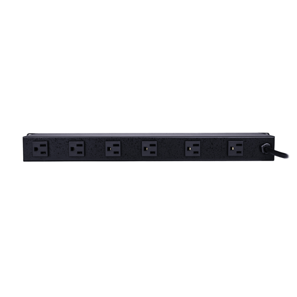 PDU Básico Para Distribución de Energía con Supresor de Picos, Con 12 Tomas NEMA 5-15R Traseras, 1UR, 15 Amp, 120 Vca, 1800 Joules de Protección - Image 2