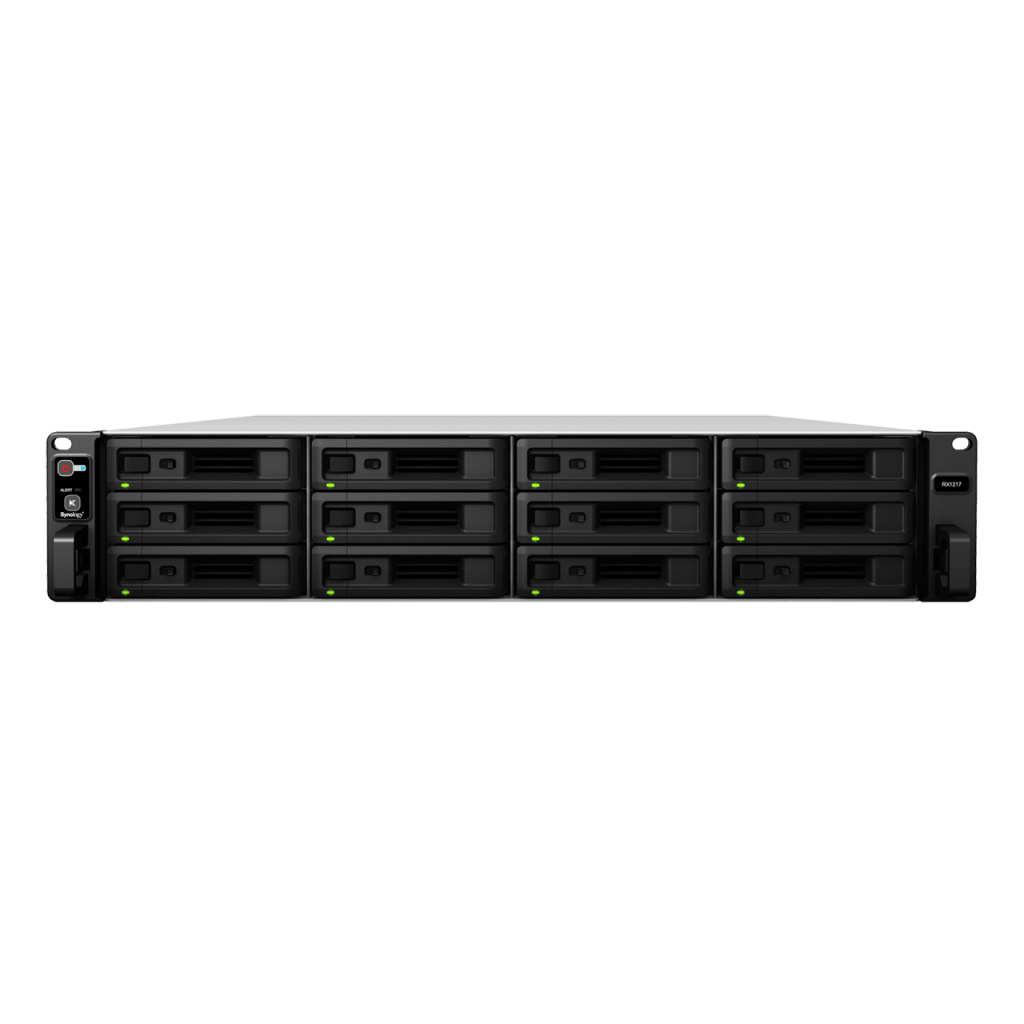 Unidad de Expansión Synology RX1217/RX1217RP | 12 Bahías de Disco | Compatible con SATA 3.5” y 2.5” | Expansión de Volumen en Línea | Fuentes de Alimentación Redundantes (RX1217RP) | Administración con - Image 2