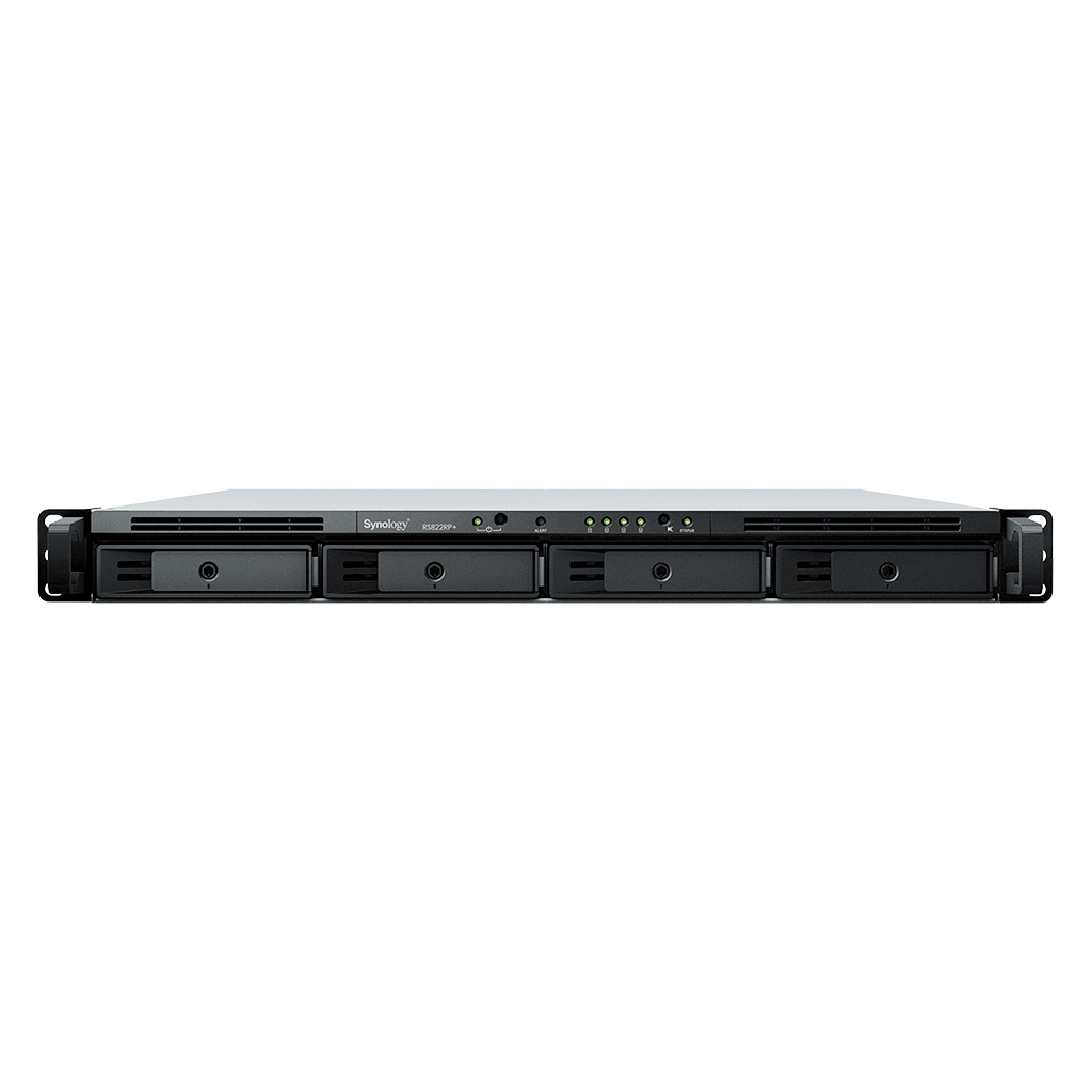 NAS RackStation RS822RP+ | 4 Bahías | 1U | AMD Ryzen V1500B | 32 GB DDR4 ECC | 4 Puertos 1GbE | Expansión PCIe | Compatibilidad con RAID | Caché SSD | Unidades de Energía Redundantes. - Image 2