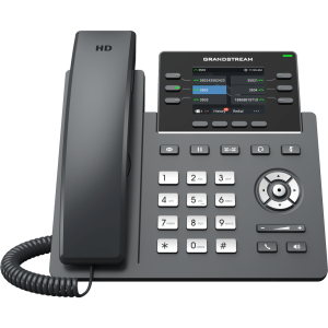 TELÉFONO IP 6 LÍNEAS GRADO OPERADOR / 24 TECLAS MULTIPROPÓSITO VIRTUALES / WI-FI 6 DOBLE BANDA Y BLUETOOTH / DOS PUERTOS GIGABIT / PANTALLA LCD A COLOR INTERCAMBIABLE / SEGURIDAD NIVEL EMPRESARIAL