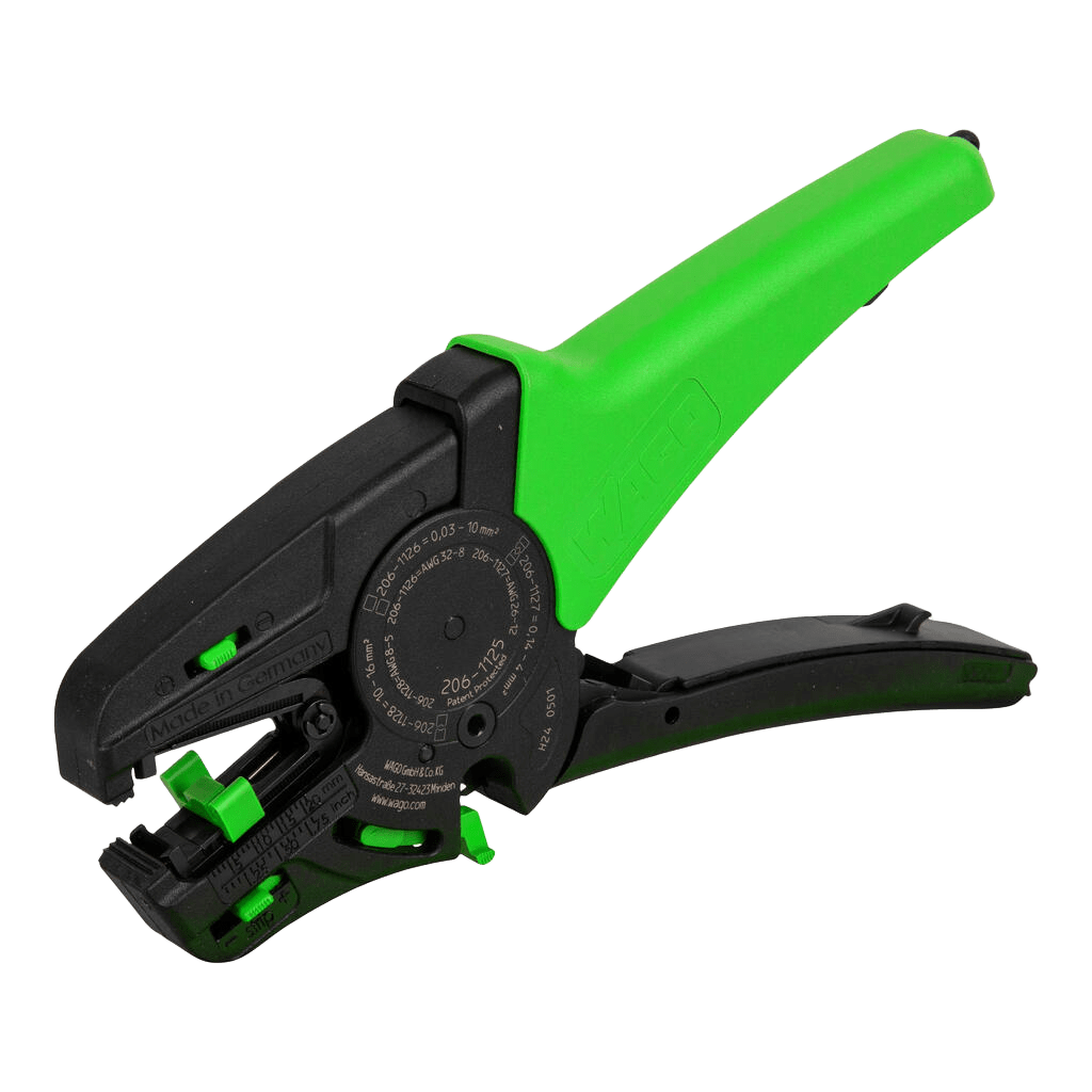 Pelacable Manual / Quickstrip Vario / Capacidad 0.03-16 mm² / Ajuste Automático Sección / Función Corte / Pelado Parcial / Cuchilla Reemplazable / Verde-Negro - Image 2