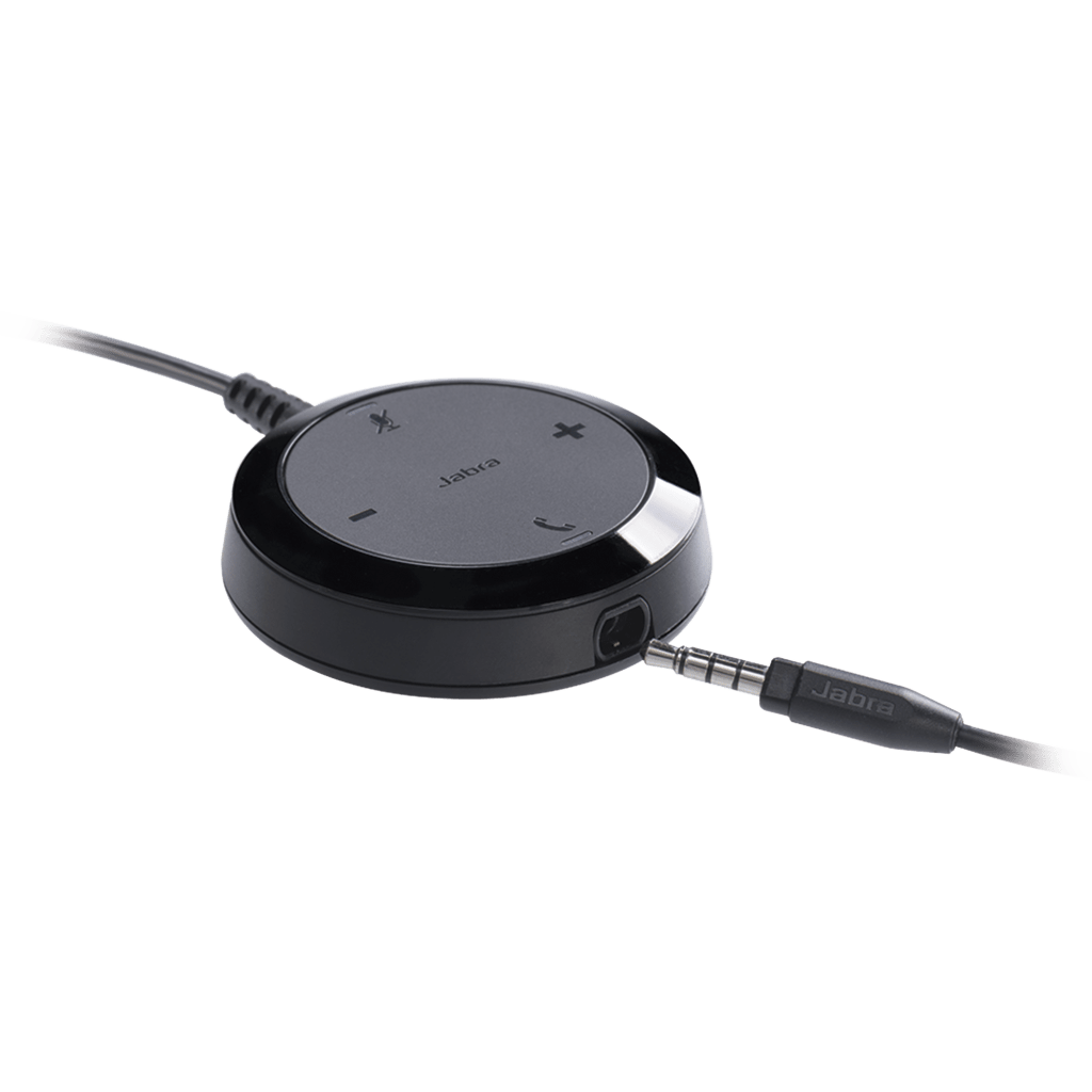 Jabra Evolve 30 II Duo con conexión USB C/A y 3.5mm, micrófono con cancelación de ruido y controlador en el cable con botones e indicadores LED (5399-829-369)) - Image 4