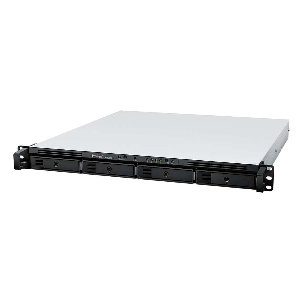 NAS RackStation RS822RP+ | 4 Bahías | 1U | AMD Ryzen V1500B | 32 GB DDR4 ECC | 4 Puertos 1GbE | Expansión PCIe | Compatibilidad con RAID | Caché SSD | Unidades de Energía Redundantes. - Image 4