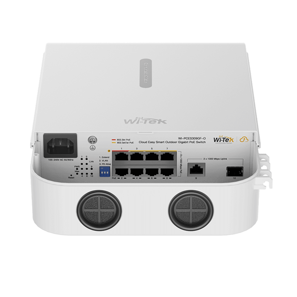 Switch PoE / Administración en la nube / Con 8 puertos 10/100/1000 Mbps PoE af/at/bt / 1 Puerto Ethernet Uplink 10/100/1000 MBPS/1 Puerto SFP Uplink 10/100/1000 MBPS / Presupuesto 110 W / PoE hasta 250 metros / Soporta protocolo ONVIF - Image 4