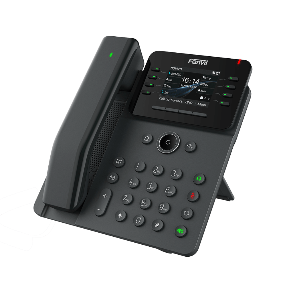 Teléfono IP / Handset Inalámbrico Bluetooth / 12 Líneas SIP / Pantalla IPS Táctil 2.8" HD / Conferencia 6 Vías / Puertos Gigabit / PoE 802.3af / OpenVPN / Hot Desking - Image 4