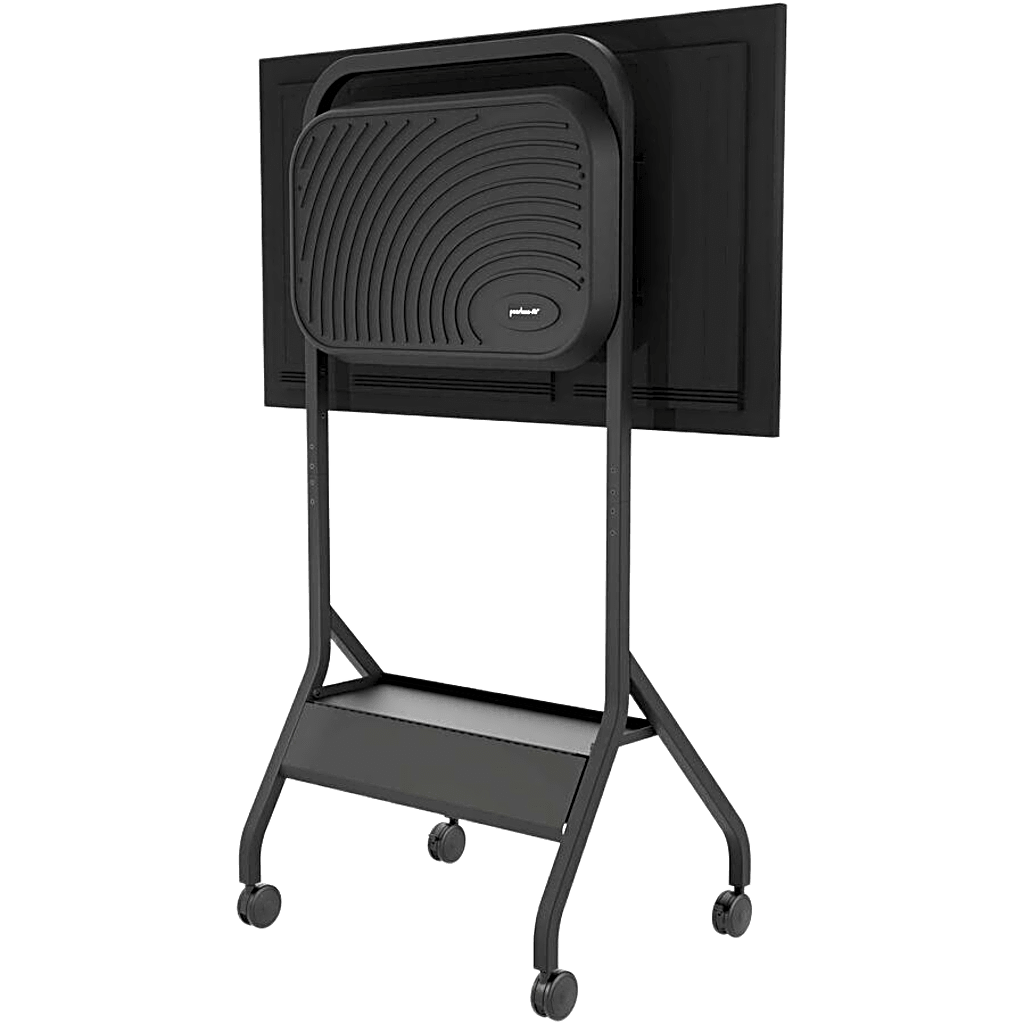 Carro Móvil para Pantalla Plana / 43" a 75"+ Displays / Altura Ajustable 49.8"-65.8" (126.5-167.1 cm) / Capacidad 150 lb (68 kg) / 4 Ruedas Dobles 4" (102 mm) / Gestión de Cableado Interno / Estructura Tubular / Incl - Image 3