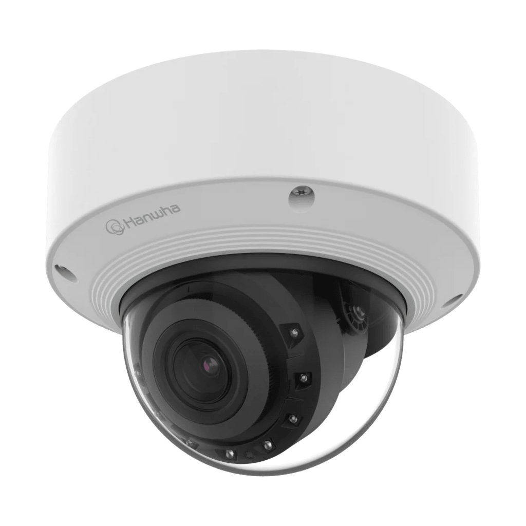 Cámara Domo AI 8 Megapíxeles / Motorizado 4.4-9.3 mm 2.1x / Dual NPU / IR 50 m (164 ft) / IP52 IK10 / Analítica Avanzada IA / extremeWDR 120 dB / Wisenet 9 - Image 3