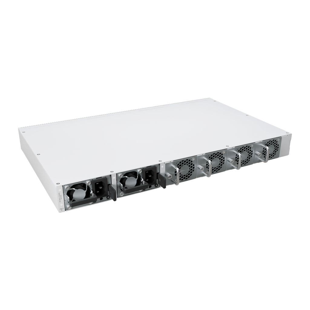 Switch de Red MikroTik CRS812 DDQ / 400 Gbps / 8 Puertos SFP56 de 50G / 2 Puertos QSFP56 de 200G / 2 Puertos QSFP56-DD de 400G / RouterOS v7 / ARM Quad-Core 2 GHz / 4 GB RAM / Rackmount - Image 3