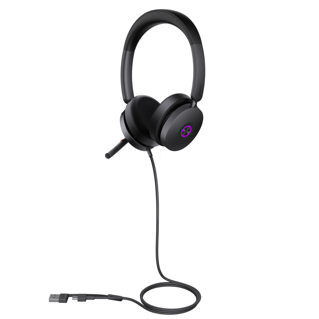 Diadema Yealink UH48 Dual Teams USB-C/A Certificada para Teams y Soporte Multiplataforma UC - Image 3