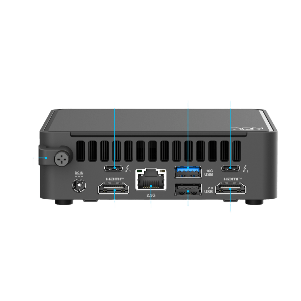 Mini PC NUC Barebone / Core i5 -210H / WiFi 7 y 2.5 GbE / Bluetooth / incluye Memoria RAM, SSD y S.O. / Incluye Fuente - Image 3