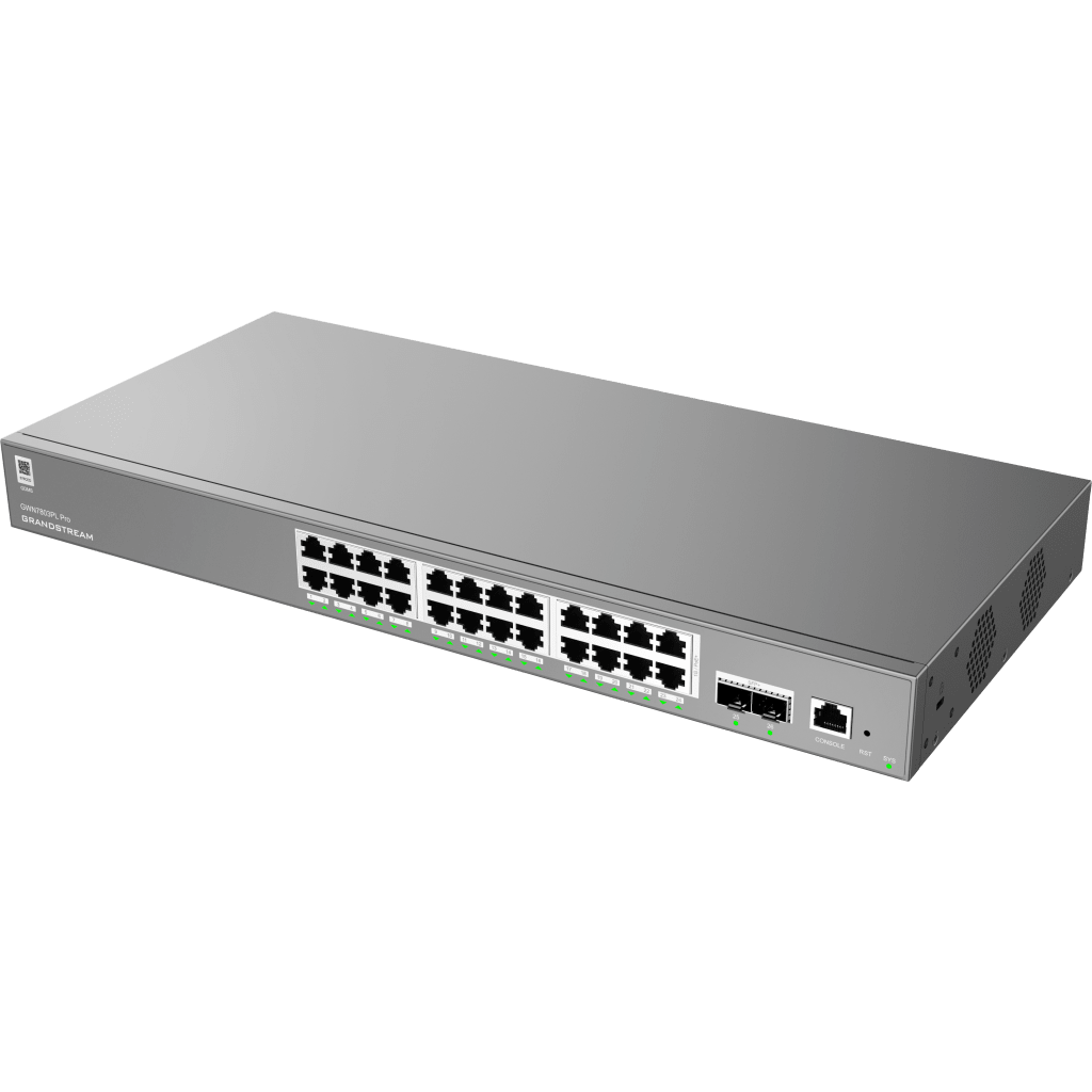 Switch de Red Empresarial L2++ / Serie GWN7800 Pro / 24 Puertos Gigabit PoE 250W / 2 Puertos SFP+ / Gestión Cloud GDMS / VLAN 4K / QoS Avanzado / Seguridad Integral - Image 3