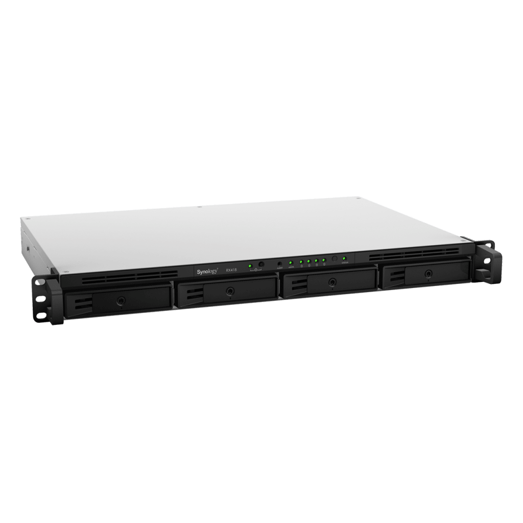 Unidad de Expansión Synology RX418 | 4 Bahías SATA HDD/SSD 3.5" y 2.5" | eSATA | Profundidad 30 cm | Compatible con RackStation 1U | Administración DSM. - Image 3