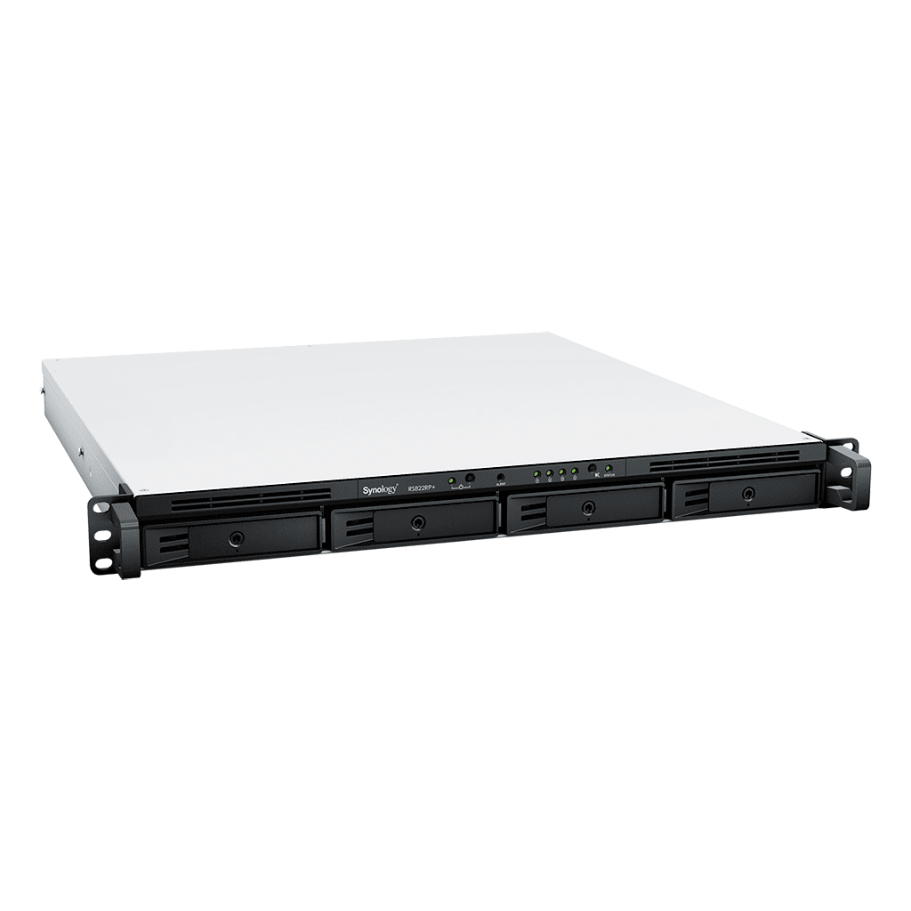 NAS RackStation RS822RP+ | 4 Bahías | 1U | AMD Ryzen V1500B | 32 GB DDR4 ECC | 4 Puertos 1GbE | Expansión PCIe | Compatibilidad con RAID | Caché SSD | Unidades de Energía Redundantes. - Image 3