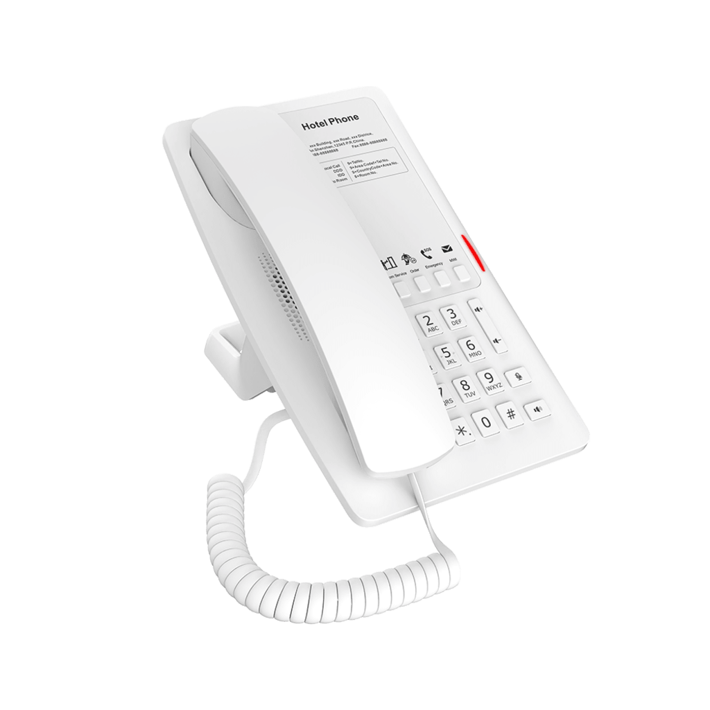 Teléfono IP Hotelero Wi-Fi 6 / 2 Líneas SIP / Doble Banda 2.4/5 GHz / 5 Teclas Programables / Puerto USB-A / PoE 802.3af / Audio HD - Image 3