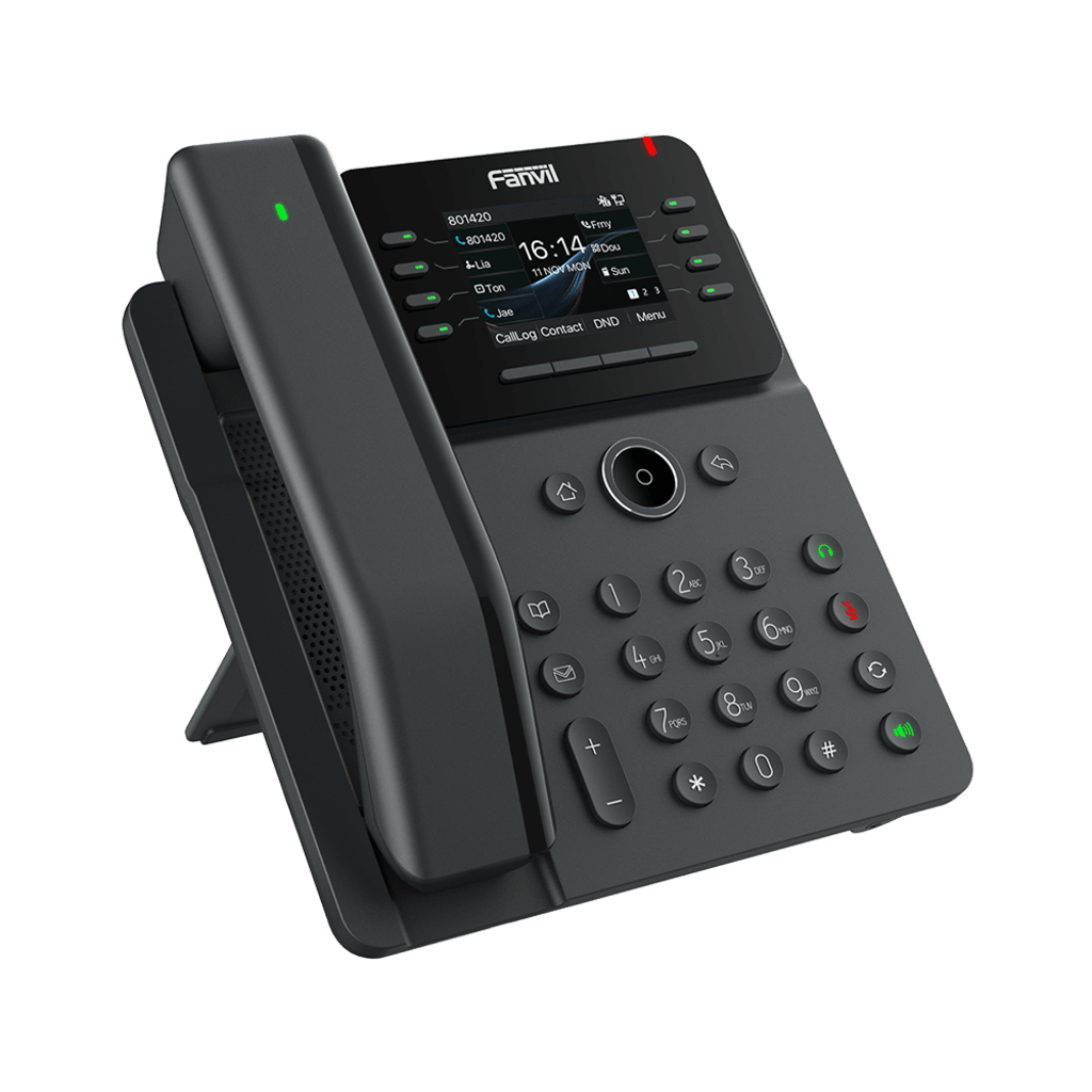 Teléfono IP / Handset Inalámbrico Bluetooth / 12 Líneas SIP / Pantalla IPS Táctil 2.8" HD / Conferencia 6 Vías / Puertos Gigabit / PoE 802.3af / OpenVPN / Hot Desking - Image 3