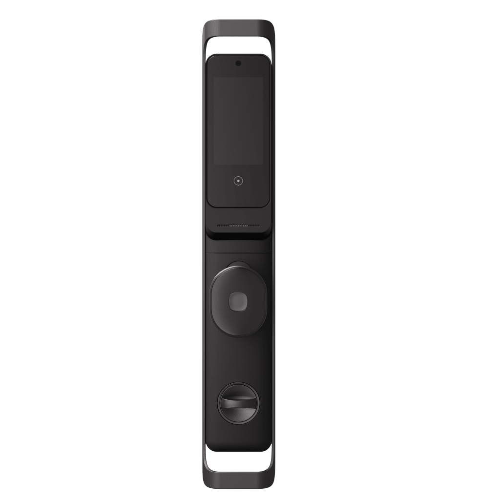 Cerradura Inteligente Multibiométrica / Reconocimiento Facial + Venas Palma + Huella Digital / Teclado Numérico + Tarjetas IC + NFC / Pantalla HD 4.5 Pulgadas / Batería Doble 4000mAh + 2500mAh / Conexión WiFi 2.4GHz / App Smart - Image 3