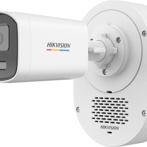 [SoundMax + ColorVu 3.0 + MD 3.0] Bala IP 4 Megapixel / Lente 4 mm / 50 mts IR + 50 mts Luz Blanca / Micrófono Integrado / ACUSENSE Lite / Exterior IP67 / WDR 120 dB / PoE / Micro SD