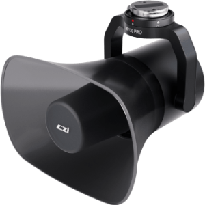 Altavoz de Largo Alcance para Drones, 130 dB de Presión Sonora, Alcance 700 m, Luz de Advertencia Multicolor, Compatible con DJI Matrice M300/M350/M400, Transmisión en Vivo, Reproducción Grabada