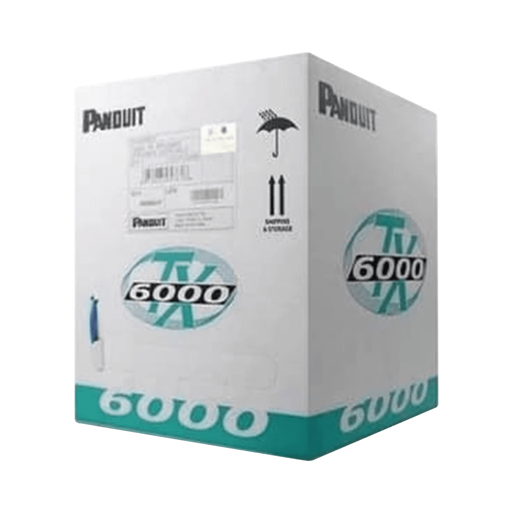 Bobina de Cable UTP 305 Metros (1000 Pies) de Cobre, TX6000™ PanNet, Reelex, Rojo, Categoría 6 Mejorado (23 AWG), PVC (CMR, Riser), de 4 Pares