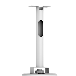 Barra de Extensión para Cámara de Estacionamiento / L300-R35 / SPCC / Color Blanco Hikvision / Ajuste de Altura / Cableado Integrado