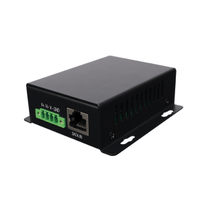Inyector PoE Industrial / Ideal para Aplicaciones Solares / Entrada 9-42 Vcc / Salida PoE 48V / Conexión plug and play / Ideales para Conectar Cámaras PoE
