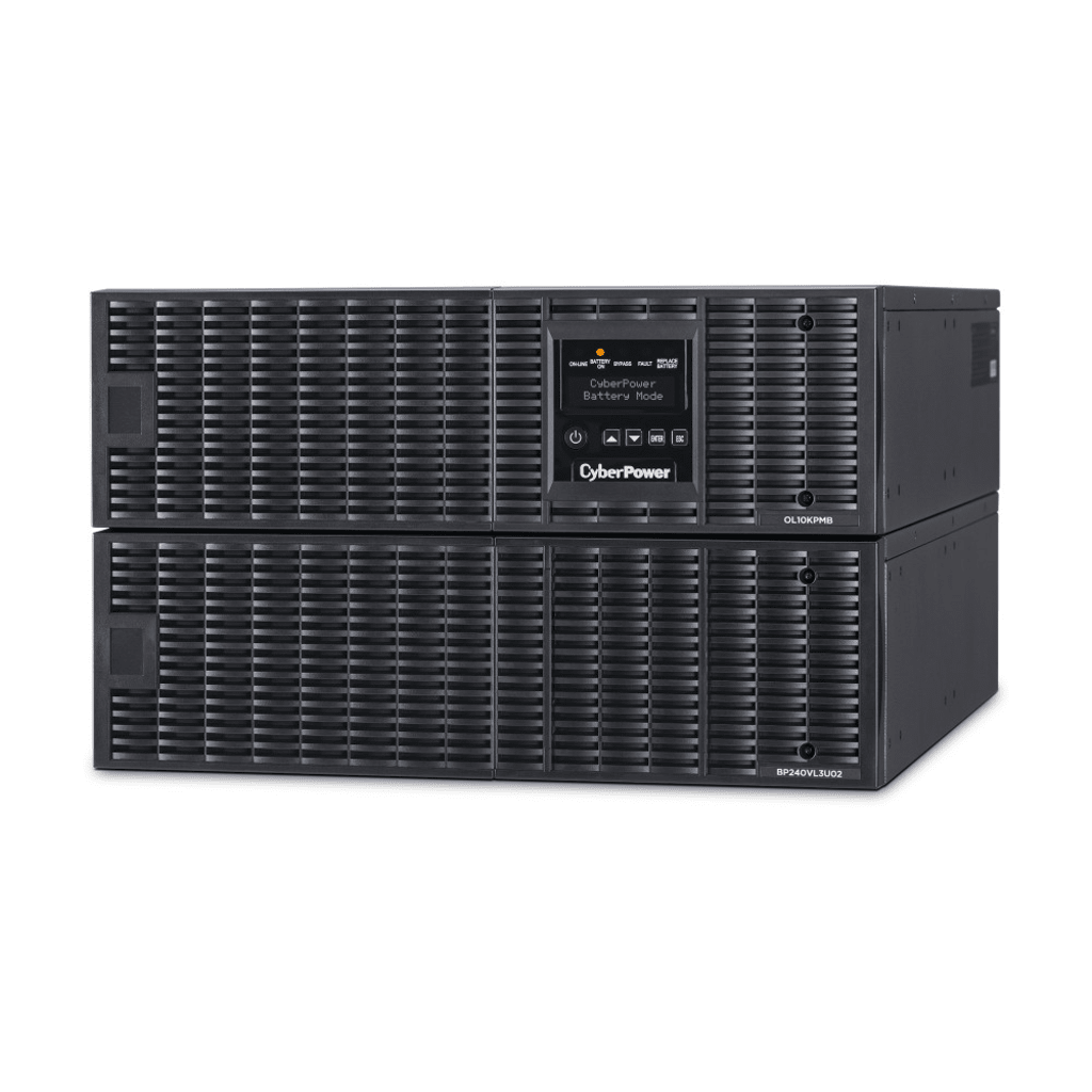 UPS de 10000 VA/10000 W, Online Doble Conversión, 200 - 240 Vac de Entrada, 200 - 240 Vac de Salida, Terminal Hardwired, Onda Senoidal Pura, Torre o Rack de 6 UR, Con 3 Tomas NEMA L6-30R