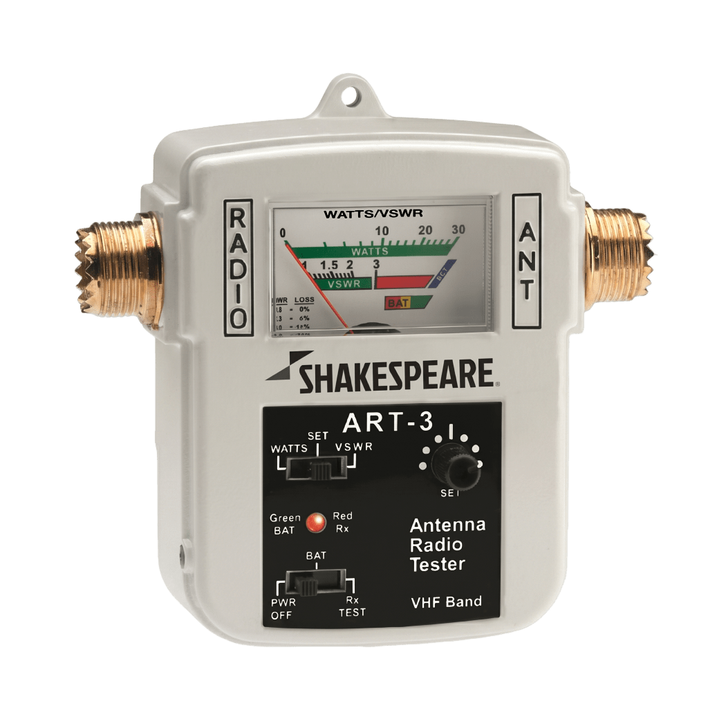 Probador de Recepción, Potencia y Reflejo / Para Antenas Marinas VHF / 155-158 MHz / Potencia Máxima 30W / Impedancia de 50 ohm