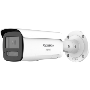 [Dual Light + ColorVu 3.0 + HikAI] Bala IP 4 Megapixel / Lente 4 mm / 60 mts IR + Luz Blanca / Exterior IP67 / Estrobo Azul y Rojo / WDR 130 dB / ACUSENSE 3.0 / Metal / NEMA 4X / ACUSEEK