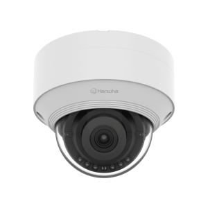 Cámara IP Tipo domo Antivandálica 5 Megapíxel / Lente fijo 4mm / IR 30M / WDR 120db / IP66 / H.265 & WiseStream / Inteligencia Artificial Deteccion de Personas y vehiculos
