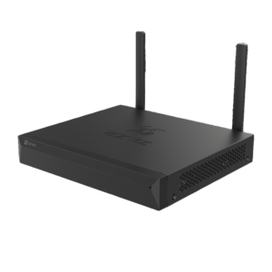 NVR 3K (5 Megapixel) / Para 4 Cámaras / 2 antenas Wi-Fi / Compresión H.265 / Almacenamiento hasta 8TB / Salida HDMI-VGA / Compatible ONVIF