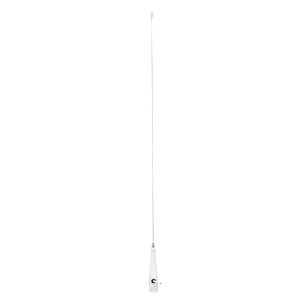 Antena Marina VHF Para Embarcación / Ganancia de 3 dB / Potencia de Entrada de 50 watts / Incluye Cable RG-58 de 4.5 Metros