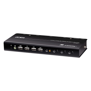 Switch KVMP USB HDMI 4witch KVM HDMI 4 Puertos | 4K DCI | USB 2.0 | Hotkeys | Video DynaSync | Plug & Play