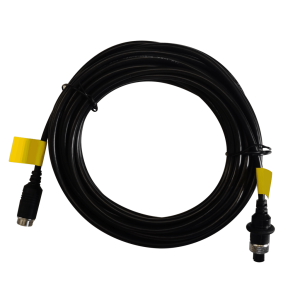 Cable Extensor de Vídeo y Audio de 12 Metros / Conector Tipo Aviación / Compatible con Cámara TURBO Móvil HIKVISION