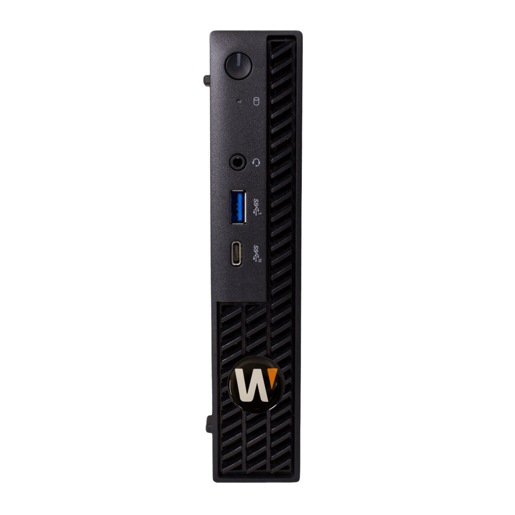 Micro estación de trabajo cliente Wave con 2 salidas de vídeo Intel Core i7, 16GB RAM, 256 SSD, Windows 10 IoT Enterprise.