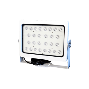 Luz Estroboscópica Suplementaria / 28 LEDs de Alta Luminosidad / 250 lx a 50 m / Ángulo 10° / IP66 / Control TTL / Protección contra Falso Disparo / Aluminio Aleación