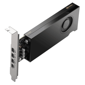 Tarjeta Gráfica Profesional NVIDIA RTX 2000 Ada Generation / 16 GB GDDR6 ECC / 2.816 CUDA Cores / 22 RT Cores / 88 Tensor Cores / PCIe 4.0 x8 / 70W TDP / 4x Mini DisplayPort 1.4a / AV1 Encode-Decode