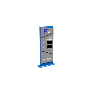 Pantalla Principal de Guía de Estacionamiento / 2 Módulos / Mensaje de Bienvenida / Uso con Aplicación de Guía de Estacionamiento