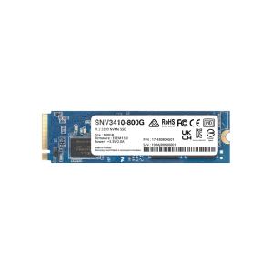 SSD NVMe M.2 SNV3410/3510 | SSD 400GB | Alto Rendimiento 400000 IOPS Lectura | 70000 IOPS Escritura | Resistencia 1022 TBW | Protección de Datos Integral | Análisis de Vida Útil | Diseñada para Sistemas Synology.