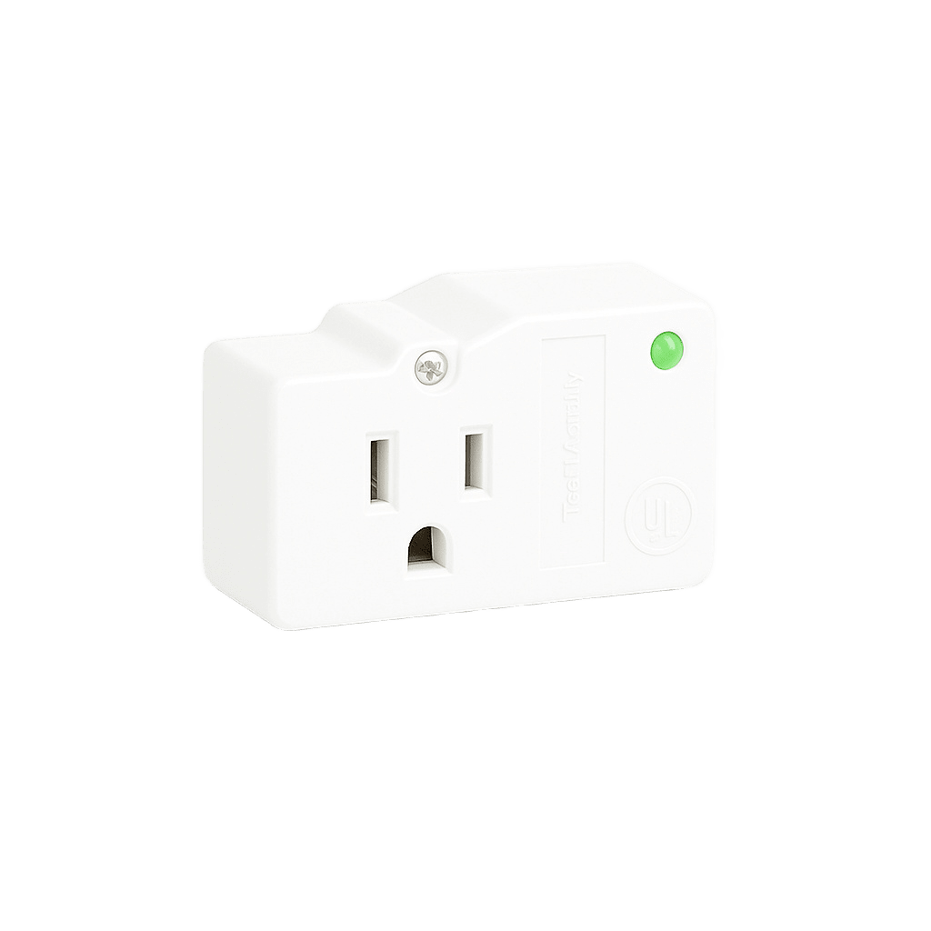 Protector Plug Pared / 120 VCA 15 A / 40,000 A / LED Diagn?stico / Transformadores de Alarma