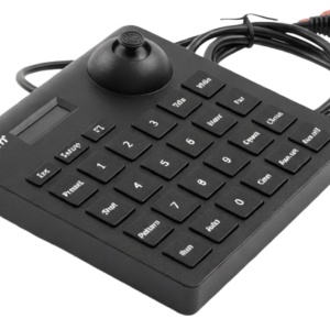 Mini Teclado controlador PTZ con pantalla LCD y joystick altamente resistente